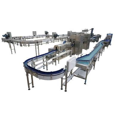 Volledig automatische flessenfabriek voor mousserend water van 6000 liter per uur voor een snelle en gemakkelijke productie
