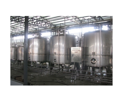 Automatische 3000L/H complete set Fruit Cider Production Line met verbruik