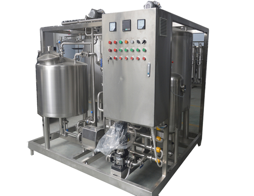 Kleine 200L/h smaakmelkverwerkingslijn met hoge spanning en compact ontwerp