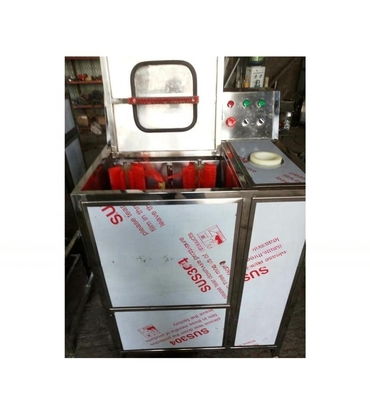 Watervulmachine SUS304 van roestvrij staal semi-automatische 5 liter flessenwasmachine