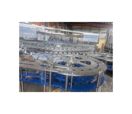 Productielijn voor waterdranken 72 koppen Glasfles PET-fles Saftflesmachine