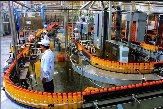 Automatische plastic riem sap verwerkingslijn / Fruitsap verwerkingslijn voor PET-flessen
