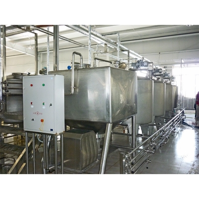 Standaardverwerking Kleine zuivelfabriek voor de verwerking van fruitmelk