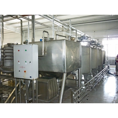 Volledige productielijn voor gearomatiseerde yoghurt met een capaciteit van 12000 kg en een zakverpakking