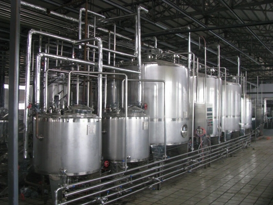 12000 kg apparatuur voor de melk- en zuivelverwerkingsinstallatie met reserveonderdelen en na-service