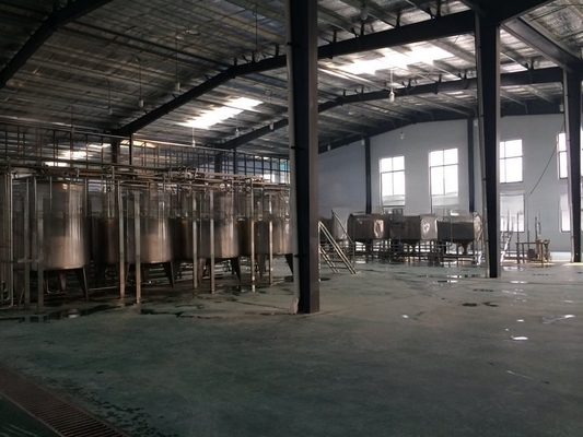 Roestvrij staal 2200*1350*1150mm Melkproductielijn voor eiwitten van soja- en moutmelk