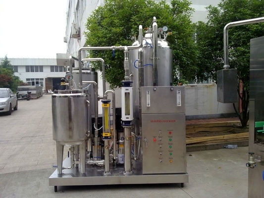 Volledig automatische 1500L/H frisdranken koolzuurhoudende dranken mixer met mengbereik 1 3-1 6