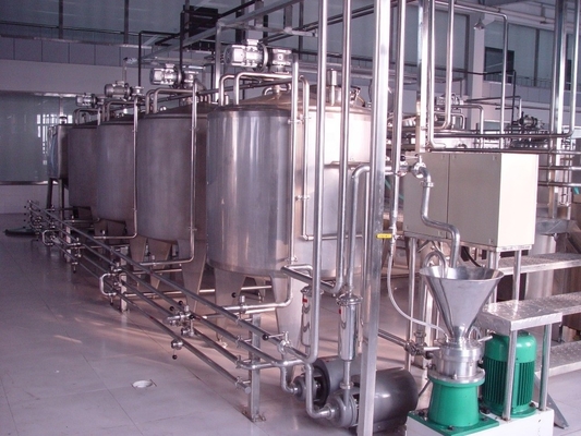 Productielijn voor yoghurt 500 l/h voor de verwerking van verse vloeibare melk