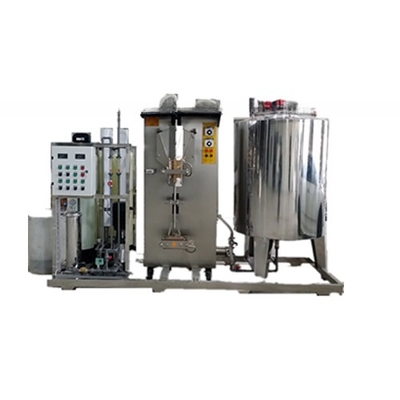 Makkelijk te bedienen Volledig automatische 2000 zakken/uur zak waterproductielijn vulmachine