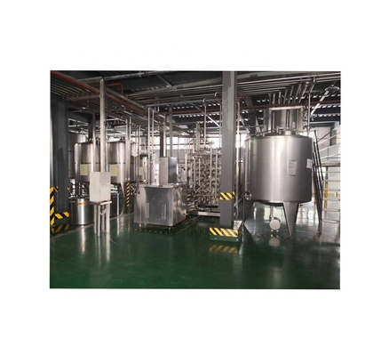 Yoghurtproductie-machine Kleine yoghurtverwerkingslijn met een capaciteit van 500L-10000L