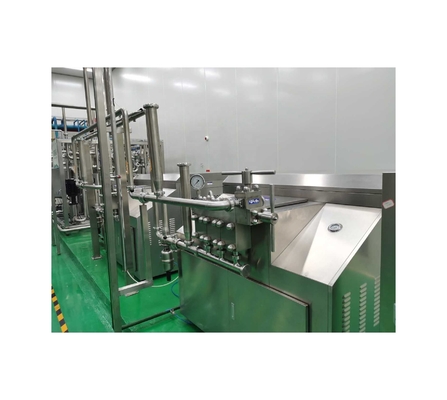 Turnkey gepasteuriseerde melkverwerkingsinstallatie met aangepaste spanning en variabel ontwerp