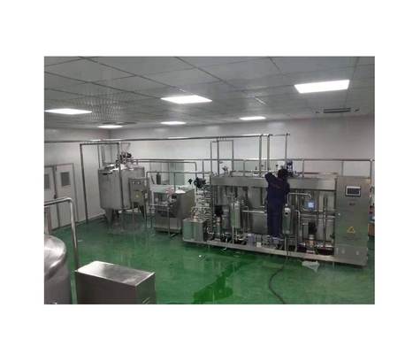 Turnkey gepasteuriseerde melkverwerkingsinstallatie met aangepaste spanning en variabel ontwerp