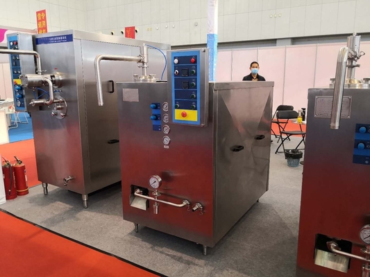 Mix Inlaat Temperatuur Gelato Batch Freezer Italiaanse continue ijsmachine met lange