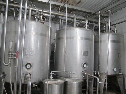 Turnkey gepasteuriseerde melkverwerkingsinstallatie met aangepaste spanning en variabel ontwerp