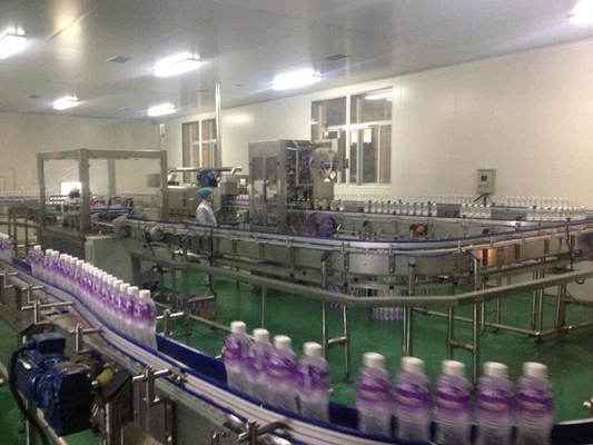 Volledig automatische flessenfabriek voor mousserend water van 6000 liter per uur voor een snelle en gemakkelijke productie