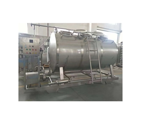 Verwerkingswasmachine Op maat gemaakte 500L tot 1000L CIP tank CIP eenheid met reinigingsoplossingen