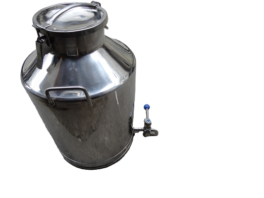 Geïsoleerde roestvrijstalen melkketel 9,5 kg capaciteit voor klantvereisten