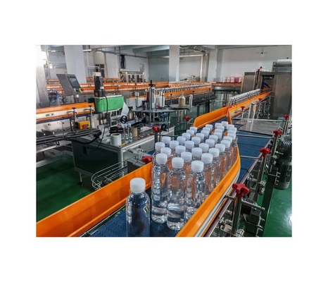 Verpakkingslijn voor glasflessen met mineraalwater voor bulkverkoop van dranken