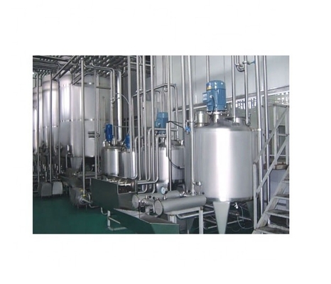 Productiepercentage 1000L/u industriële hennepmelk verwerkingslijn voor 18000KG standaard grootte