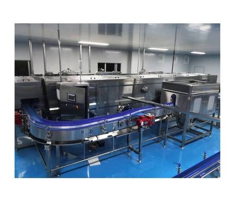 Gepersonaliseerde riemconveyor voor waterproductielijn in sapverwerkingsinstallatie ontworpen