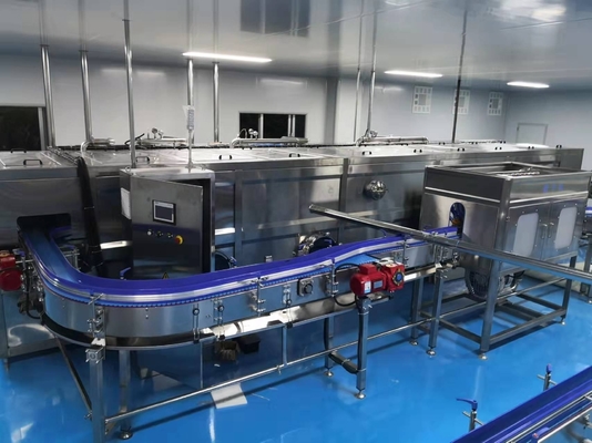 Gepersonaliseerde riemconveyor voor waterproductielijn in sapverwerkingsinstallatie ontworpen