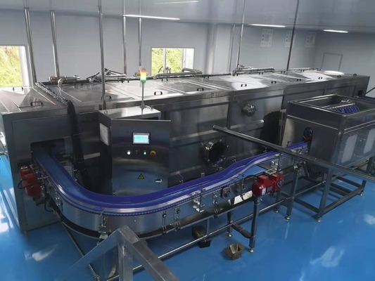 Gepersonaliseerde riemconveyor voor waterproductielijn in sapverwerkingsinstallatie ontworpen