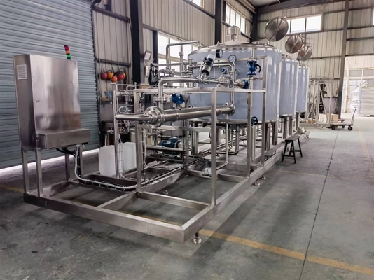 Zeer efficiënte CIP-installatie voor melkverwerkingsmachines