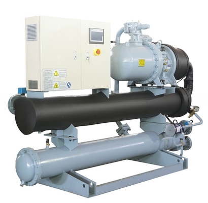 65 kW schroeftype industriële waterkoeler essentieel voor de productie van gepasteuriseerde melk