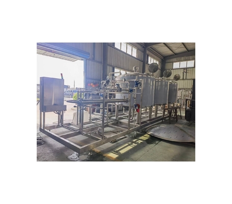 DN15 Compressed Air Inlet Alkali Acid Hot Water Tank CIP Reinigingsmachine 220V/380V/415V