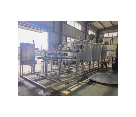 DN15 Compressed Air Inlet Alkali Acid Hot Water Tank CIP Reinigingsmachine 220V/380V/415V