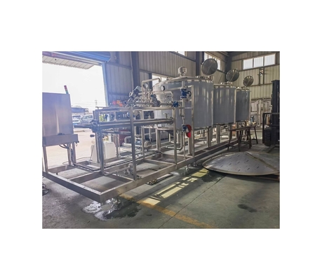 DN15 Compressed Air Inlet Alkali Acid Hot Water Tank CIP Reinigingsmachine 220V/380V/415V