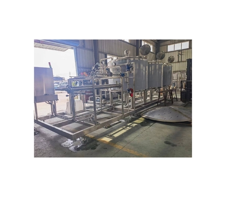 DN15 Compressed Air Inlet Alkali Acid Hot Water Tank CIP Reinigingsmachine 220V/380V/415V