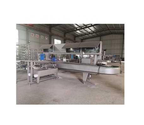 Noten IJscreme Conus Extrusion Hardening Tunnel Productie Lijn met 12000pcs/h Capaciteit