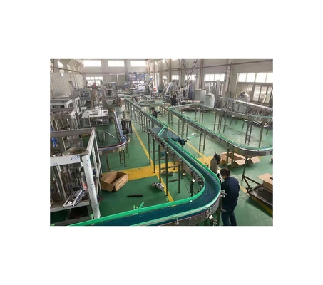 Op maat gemaakte werkplaats Layout Productielijn voor mineraalwater met spiegelgepolijst oppervlak