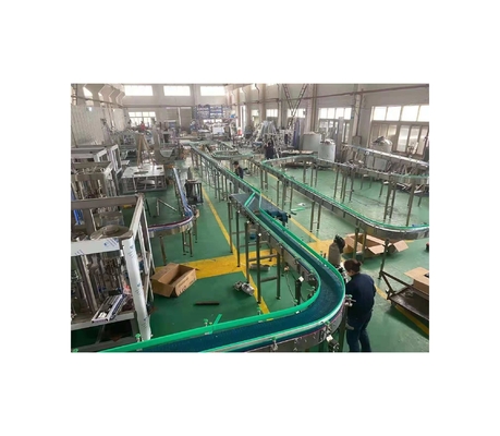 Op maat gemaakte werkplaats Layout Productielijn voor mineraalwater met spiegelgepolijst oppervlak