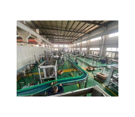 Op maat gemaakte werkplaats Layout Productielijn voor mineraalwater met spiegelgepolijst oppervlak
