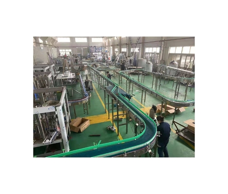 Op maat gemaakte werkplaats Layout Productielijn voor mineraalwater met spiegelgepolijst oppervlak