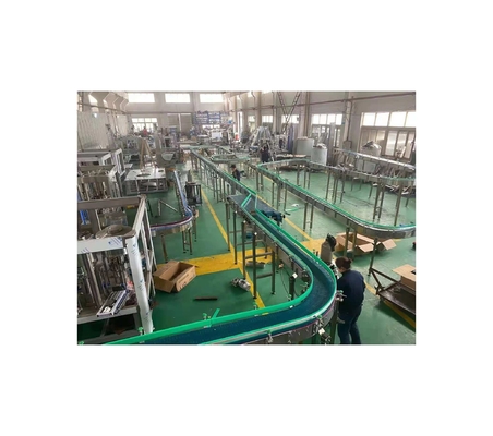 Op maat gemaakte werkplaats Layout Productielijn voor mineraalwater met spiegelgepolijst oppervlak