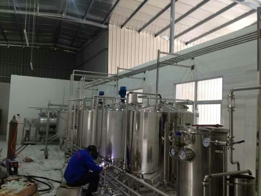 Productie-installatie Volledig automatische 1000L/H-suikerrietsaftverwerkingslijn voor productie