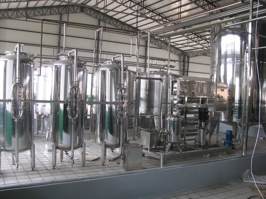 Productie-installatie Volledig automatische 1000L/H-suikerrietsaftverwerkingslijn voor productie