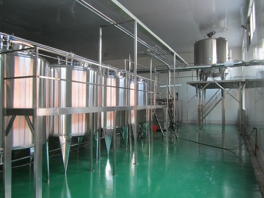 Volledig geautomatiseerde complete UHT-melklijn 1000L/h-fabriek voor de verwerking van zuivelmelk voor melk