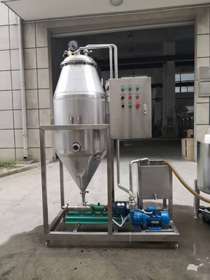 Volledig automatische 1000 kg/uur sojamelk vacuümdeaerator uw oplossing voor het verwijderen van geur