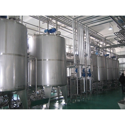 18000KG UHT gepasteuriseerde melk productielijn met aseptisch pakket 2000L/H