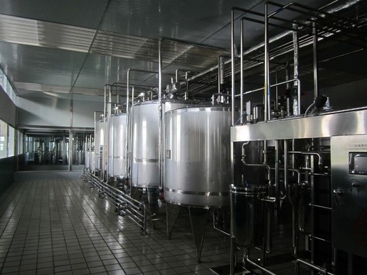 2000-60000kg Volledig automatische amandelmelkproductielijn voor drukke fabrieken