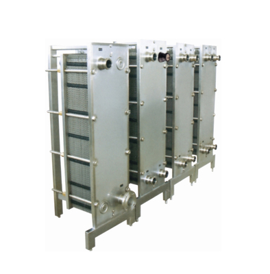 Instant 1000L/H melkplaat warmtewisselaar met 0-350c werktemperatuur bereik