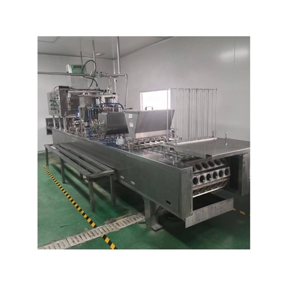 Automatische pneumatisch aangedreven yoghurt ijsbeker vul- en afdichtmachine