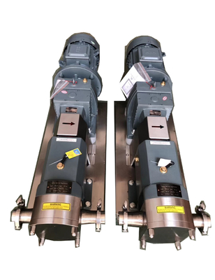 Elektriciteitsbron Industrieel voedsel Sanitair lobespomp voor viscositeitsvolle fruitpuree