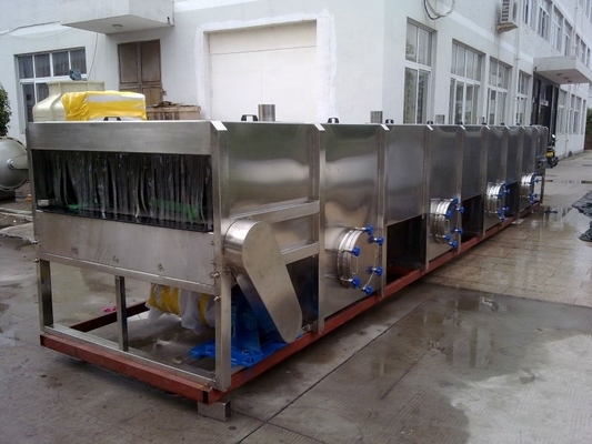 Afhankelijk Machine Capaciteit Industriële Fruit Jam Jar Koeling Tunnel Pasteurisatie Machine