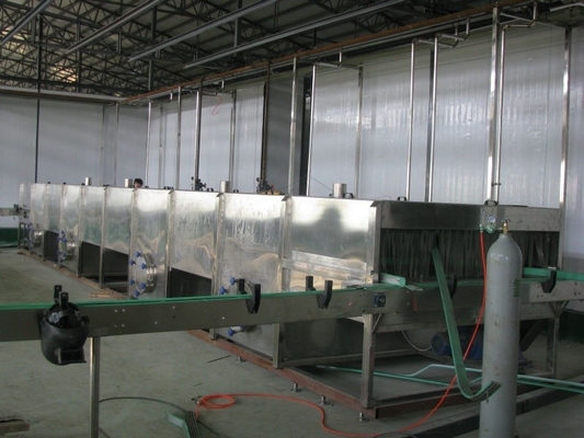 Afhankelijk Machine Capaciteit Industriële Fruit Jam Jar Koeling Tunnel Pasteurisatie Machine