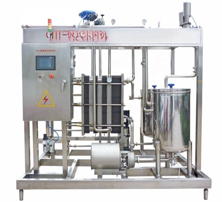 Afhankelijk machine capaciteit Plaat sap UHT sterilisator melk pasteurisator machine in het Pools